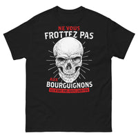 Thumbnail for T-shirt Bourguignons noir - Ne vous frottez pas aux Bourguignons