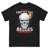 T-shirt Belge noir - Ne vous frottez pas aux Belges