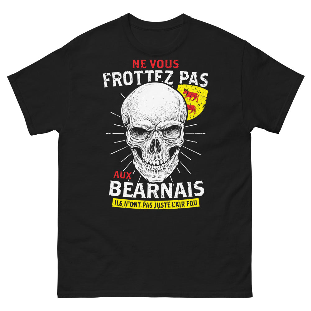 T-shirt Béarnais noir - Ne vous frottez pas aux Béarnais