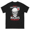 T-shirt Nice noir - Ne vous frottez pas aux Niçois