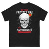 T-shirt Auvergnats noir - Ne vous frottez pas, humour auvergnat