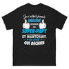 T-shirt Papy extraordinaire noir - Super papy qui déchire