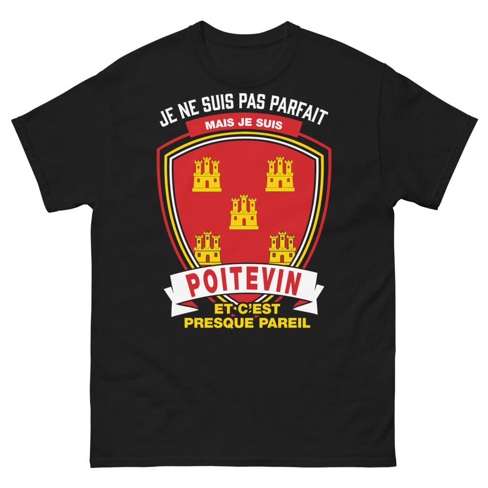 T-shirt Poitevin noir - Presque parfait, mais Poitevin
