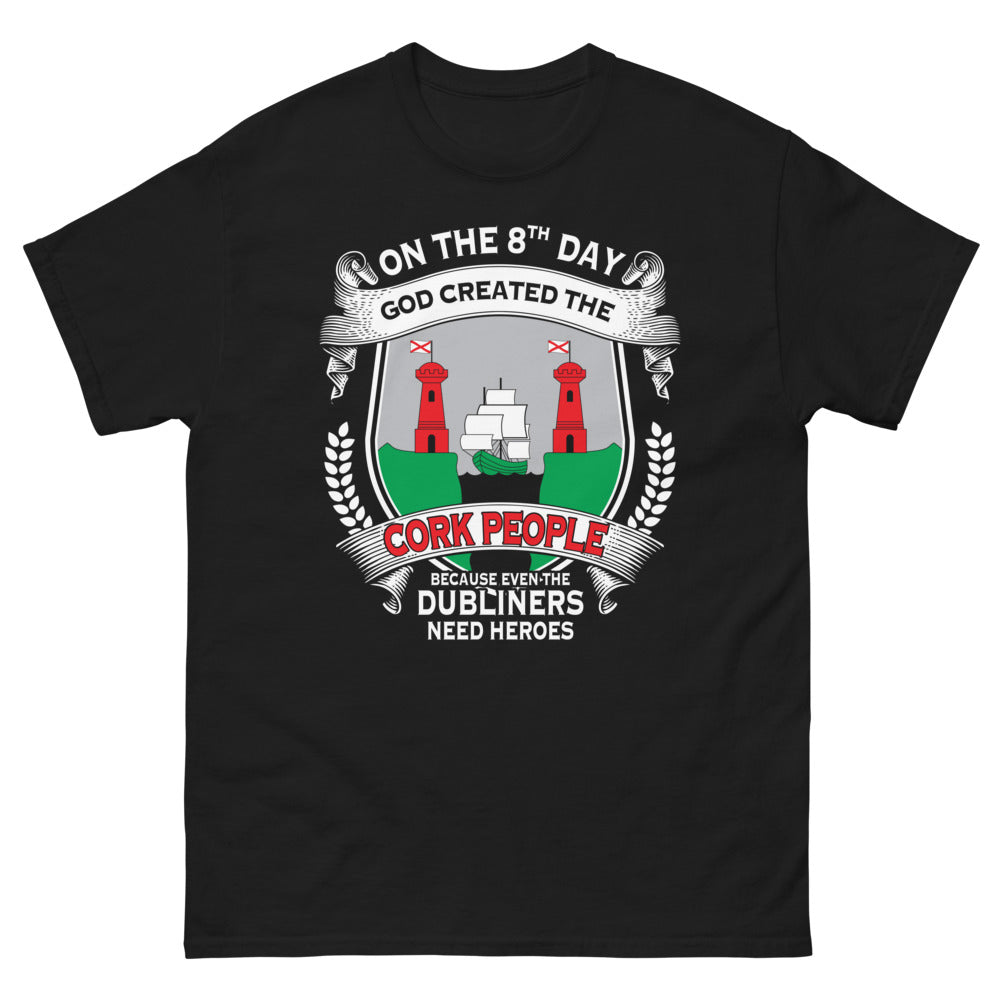 T-shirt Cork noir - On the 8th Day God Created the Cork People