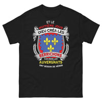 Thumbnail for T-shirt Berrichon noir - Et le huitième jour, Dieu créa les Berrichons