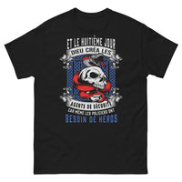 Thumbnail for T-shirt Agents de sécurité noir - Et le huitième jour, Dieu créa les agents