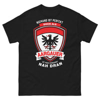 Thumbnail for T-shirt Aargauer noir - Niemand ist perfekt, fierté cantonale