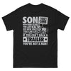T-shirt Trailer Skills noir - texte humoristique 'Trailer Skills'