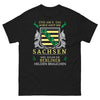 T-shirt Sachsen noir - Und am 8. Tag schuf Gott die Sachsen
