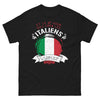 T-shirt Italiens noir - Et le 8e jour, Dieu créa les Italiens