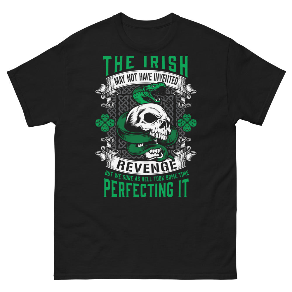 T-shirt Irlande noir - Irish wit 'Perfecting the Art of Revenge'