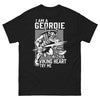 T-shirt Geordie noir - I Am A Geordie With A Viking Heart