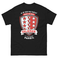 Thumbnail for T-shirt Valaisan noir - Je ne suis pas parfait mais je suis Valaisan