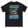 T-shirt Skidoo noir - Pas besoin de thérapie, juste de neige