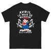 T-shirt Avril noir - Filles belles à croquer