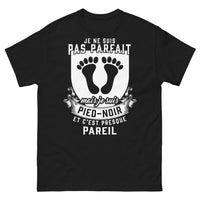 Thumbnail for T-shirt Pied-Noir noir - Je ne suis pas parfait mais je suis Pied-Noir