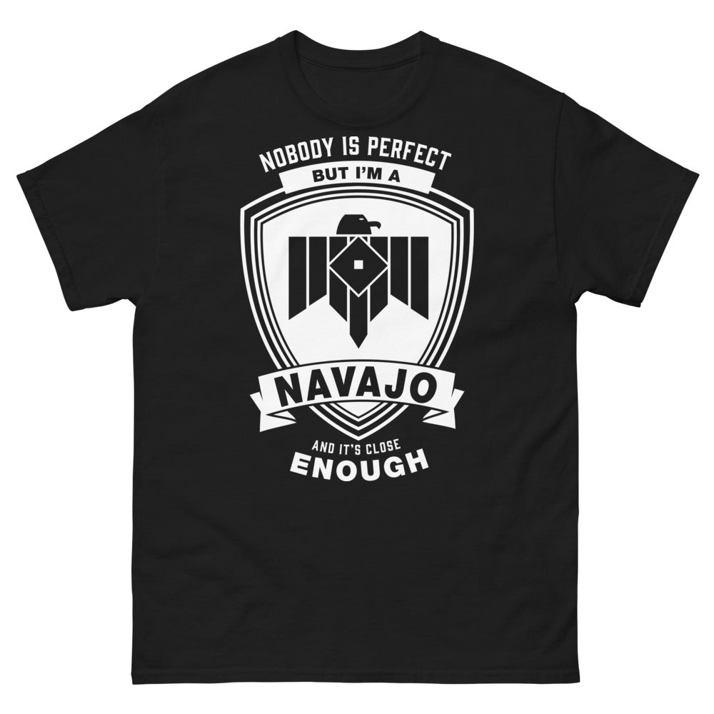 T-shirt Navajo noir - Nobody is Perfect, but I'm a Navajo
