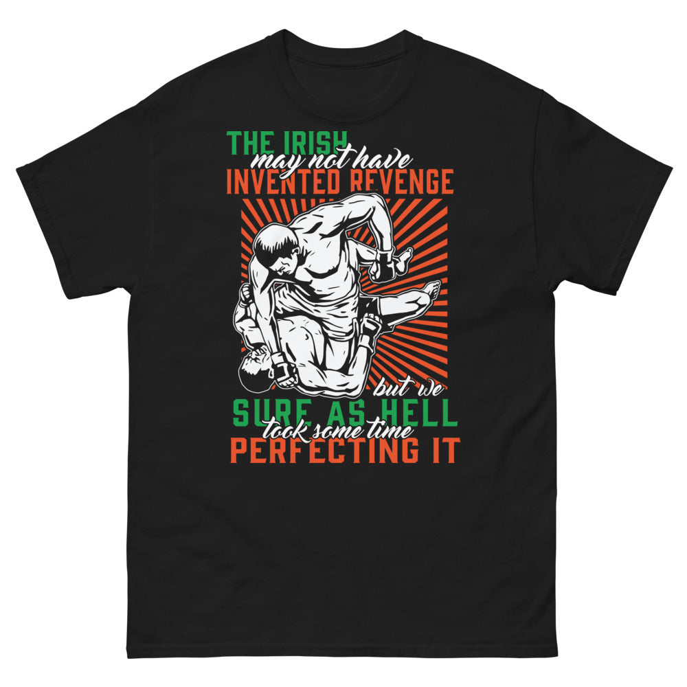 T-shirt Irlande noir - Mastering Revenge, humour irlandais sombre