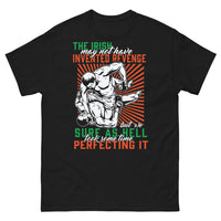 Thumbnail for T-shirt Irlande noir - Mastering Revenge, humour irlandais sombre