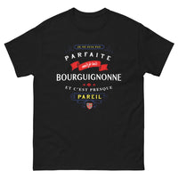 Thumbnail for T-shirt Bourguignonne noir - Pas parfaite, presque pareil