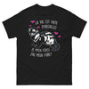 T-shirt Furets noir - La vie est faite d'obstacles, j'ai mon Furet