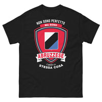 Thumbnail for T-shirt Abruzzese nero - Non sono perfetto ma sono abruzzese
