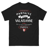 Thumbnail for T-shirt Valaisanne noir - Presque parfaite