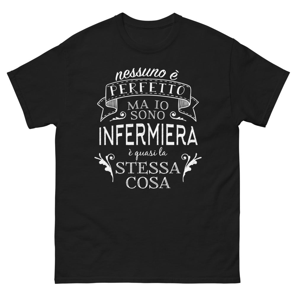 T-shirt Infermiera Italie noir - Nessuno è Perfetto