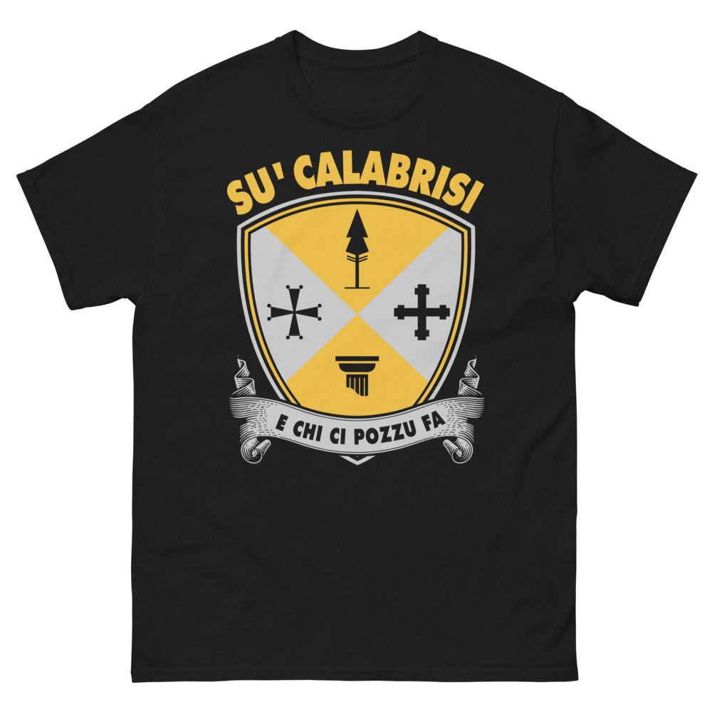 T-shirt Calabre noir - Su calabrisi è chi ci pozzu fà
