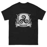 Thumbnail for T-shirt Breizh noir - motif Breizh Sombre, mystère breton