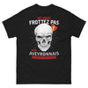 T-shirt Aveyronnais noir - Ne vous frottez pas aux Aveyronnais