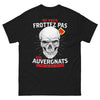 T-shirt Auvergne noir - Ne vous frottez pas aux Auvergnats