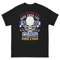 Thumbnail for T-shirt Picard noir - Et le huitième jour, Dieu créa les Picards