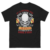 Thumbnail for T-shirt Lorrains noir - Et le huitième jour, Dieu créa les Lorrains
