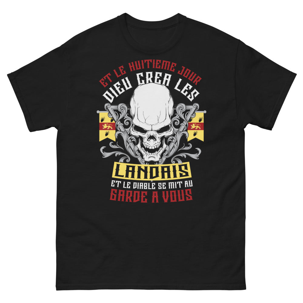T-shirt Landais noir - Le Diable au garde-à-vous