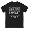T-shirt Né en 1988 noir - Parfaitement Formé