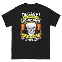 Thumbnail for T-shirt Normandie noir - Dégage, mon copain normand fou