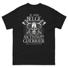 T-shirt Belge noir - Je suis Belge ascendant guerrier