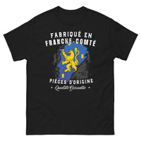 Thumbnail for T-shirt Franche-Comté noir - Fabriqué en Franche-Comté