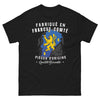 T-shirt Franche-Comté noir - Fabriqué en Franche-Comté