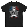 T-shirt Racines polonaises noir - Épanoui en France