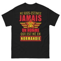 Thumbnail for T-shirt Normandie noir - Né en Normandie