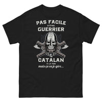 Thumbnail for T-shirt Guerrier catalan noir - Être catalan, on gère