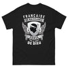 T-shirt Corse noir - Française de Naissance, Par la Grâce de Dieu