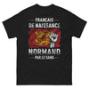 T-shirt Normand noir - Français de naissance