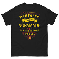 Thumbnail for T-shirt Normand noir - Je ne suis pas parfaite mais je suis Normande