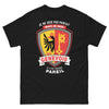 T-shirt Genevois noir - Je ne suis pas parfait mais c'est presque pareil