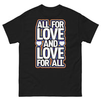 Thumbnail for T-shirt All for Love noir - All for Love and Love for All