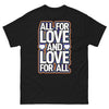 T-shirt All for Love noir - All for Love and Love for All