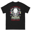 T-shirt Réunionnais noir - Dieu créa les Réunionnais, diable au garde-à-vous